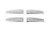 Topped Handle Pads (8 Parts, Stainless Steel) OmsaLine - Italian Stainless Steel for Fiat Linea 2006-2018