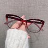 Fashionable Double Color Cat-Eye Women Reading Glasses Men Hyperopia Eyeglasses Blue Light Filteringweight Optics Computer Use Far-Sighted Glasses