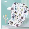 Baby Cushion for High Chair Baby Stroller Seat Mat Cute Animal Pattern Cotton Cushion Soft Double-Sided Thick Cushion Breathable