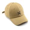 Fresh letter N curved brim baseball cap outdoor travel sunscreen sunshade sun hat couple cap
