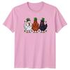 Three Lucky Chickens For St TShirt Leprechaun Hens Farm Holiday