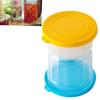 Pickle Jar Olive Hourglass Jar Airtight Pickle Juice Separator Jar Pickle Flip Jar for Gherkin Jalap