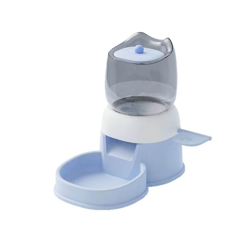 

Съемная автоматическая кормушка для домашних животных, дозатор корма для собак с разделением сухого и влажного корма, большая кошка синий