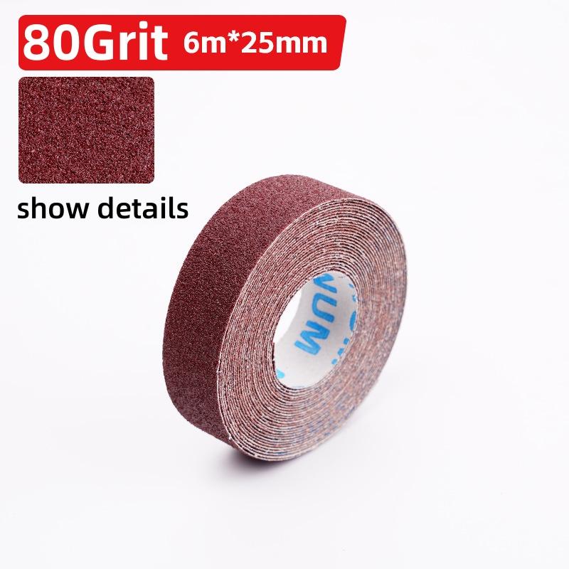 1-Inch Emery Cloth Roll (Continuous Sandpaper) – 6M Length, Suitable for Wood Sanding, Metal Polishing, Auto Detailing & Surface