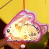 Kawaii Cartoon Rabbit Lanterns Luminous Glowing Mid-Autumn Festival Lantern Handmade Flower Light Lantern DIY Material Package