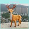 Christmas Deer Decor Figurine With Plastic Material For Holiday Window Display And Storefront Setup
