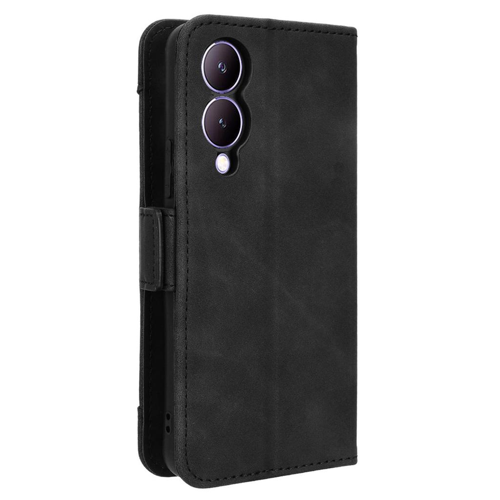 For vivo Y17s 4G/Y28 5G/Y33t (2023) V2317A Case Wallet PU Leather Multiple Card Slots Phone Cover