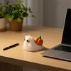 Pumpkin Ornament for Desk Ghost Snail with Decor 3D Printed Desktop Micro Landscape Props Cute Halloween Figurine Creative Statue Display Soft Style
