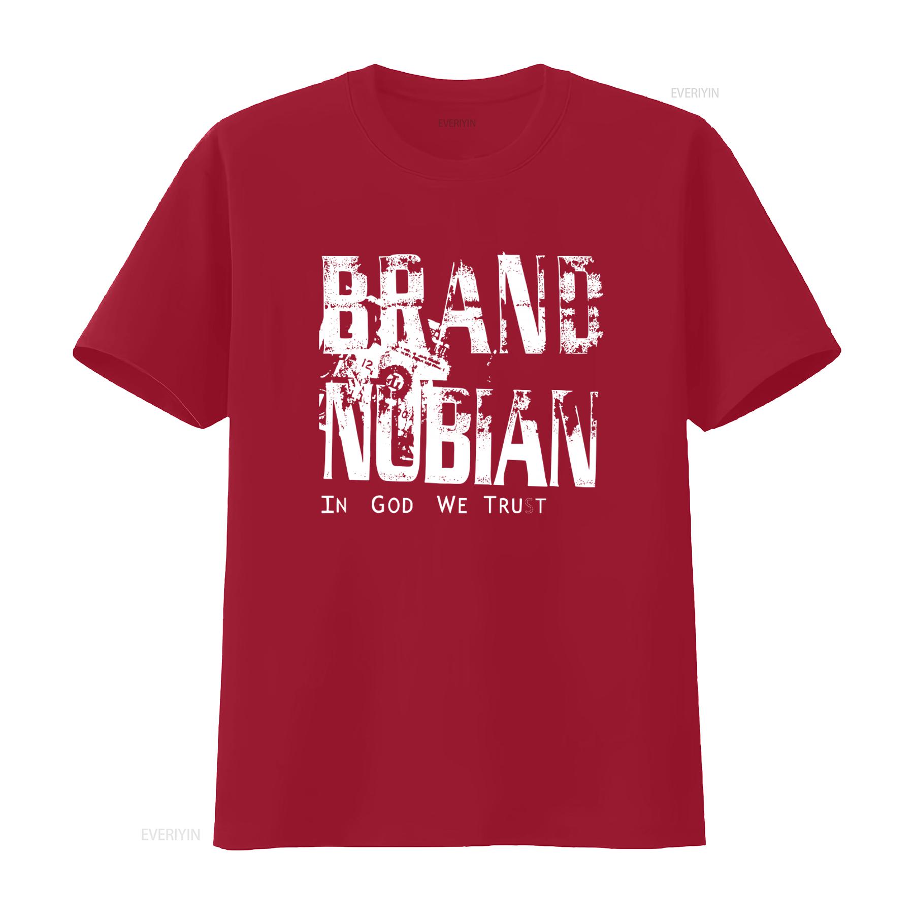 Brand Nubian In God We Trust T Shirt 90s Hip Hop Sadat X Punks Jump Up Streetwear vintage Washed Versatile graphic Soft S