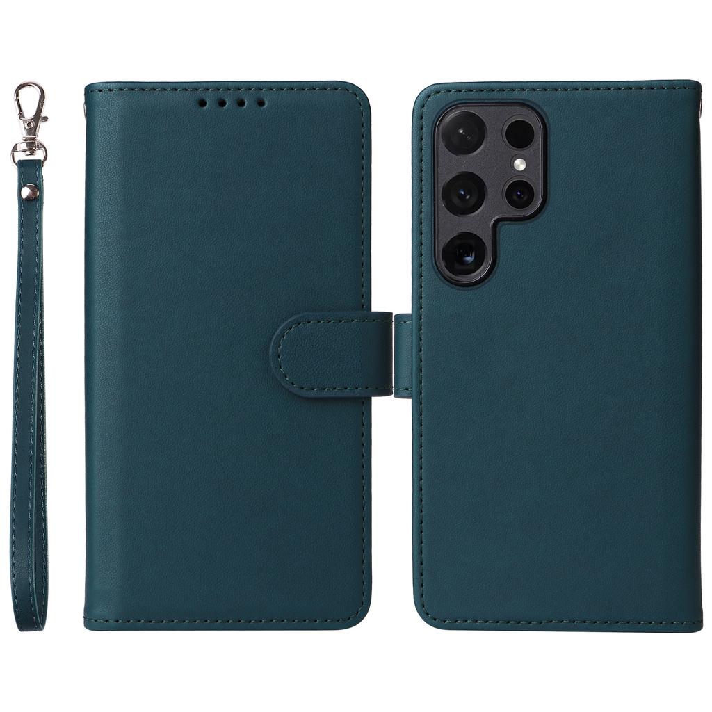 For Samsung Galaxy S24 Ultra Magnetic Case BETOPNICE Detachable PU Leather Phone Cover with Strap