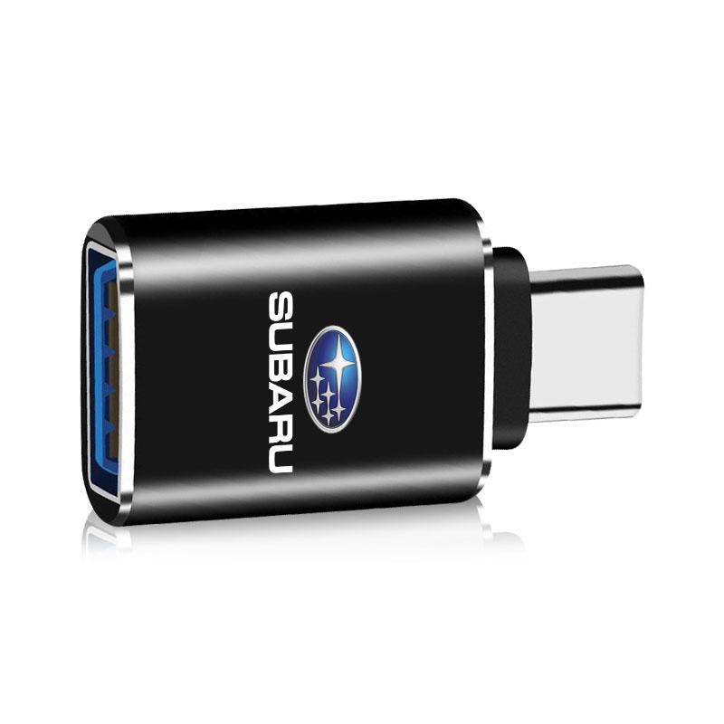 Auto USB Typ C Kabel Konverter Ladeadapter Autozubehör Für Subaru LEGACY Forester Outback Rally WRX WRC XV Impreza