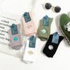Trendy Women's Planet Embroidery Mid-Calf Cotton Socks - Korean Academy Style