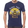 Save The Bees Tshirt Mens Fashion T Shirt Short Sleeve 100 Cotton Beekeeper Tshirt Cool Tee Top Oversized Clothes Streetwear