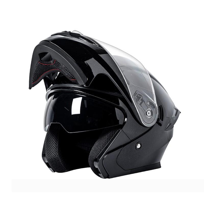 Full Face Motorcycle Helmet Men Women Lightweight Anti-Cold Dual Visor DOT Certified