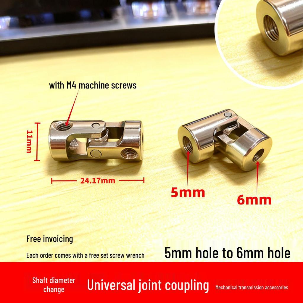Metal Universal Joint Cross Coupling 2345-6810mm for Steering Gear Motor