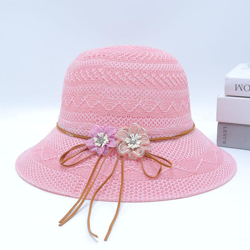 Straw Straw Hat Women's Big Eaves Beach Hat Summer Shading Sun Hat Outdoor Travel Seaside Spring and Autumn Versatile