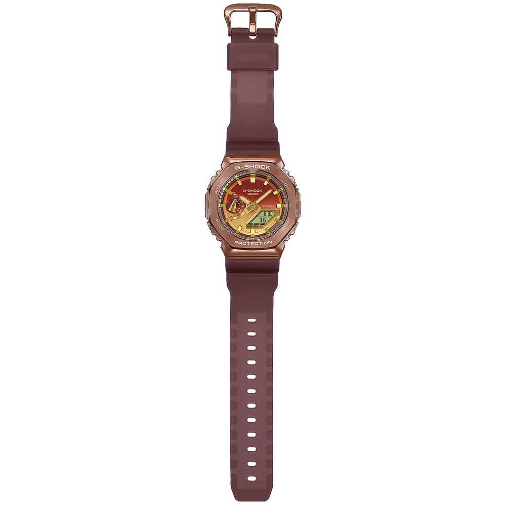 Casio G-Shock Men's Watch GM-2100CL-5AJF Classy Off-Road Series Brown Matte Skeleton Metal Covered - Authentic Japanese Model