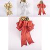 Stunning Multicolor Sparkling Glitter Christmas Tree Bow Ribbons For Holiday Celebrations