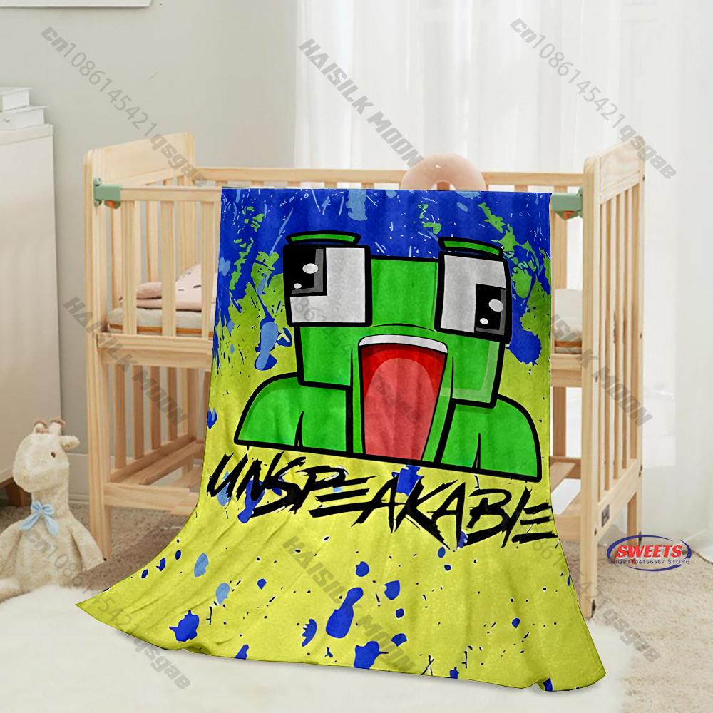 6 Sizes Funny S-Sunny and Mel0n Theme Printed Blanket for Son Daughter Husband,Room Sofa Chair Nap Blanket All Seasons Available