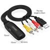 RCA To HDMI-Compatible Converter 1080p/720p AV To HDMI-Compatible Converter RCA Composite CVBS AV To HDMI-Compatible Adapter