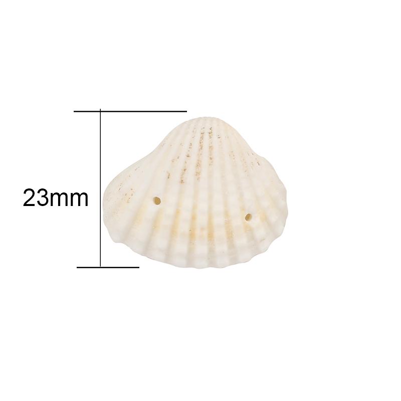 10pcs Natural Conch Shell Beads Bulk Lot With Hole Earring Necklace Charms Pendants for DIY Bracelet Findings Jewelry Making