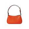 Gucci Aphrodite Gold-Finish Doppel-G-Logo Reißverschluss Leder Achseltasche Tragetasche Schultertasche Damen Orange