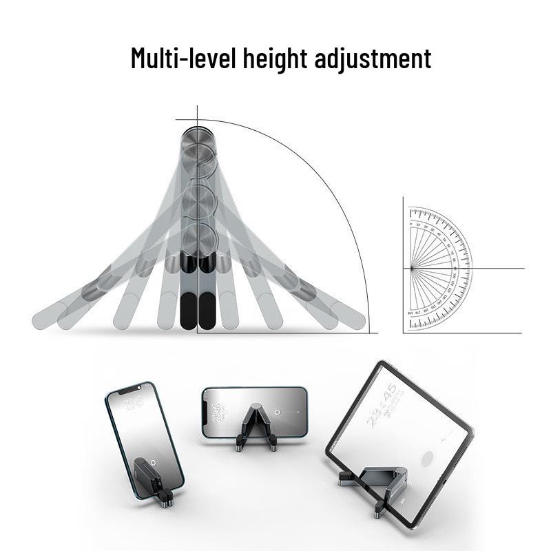 V-Shaped Metal Foldable Phone & Tablet Stand for Easy Viewing