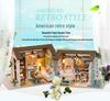 Zhiquwu DIY Forest Blue Time House with Dust Cover - Upgraded Version