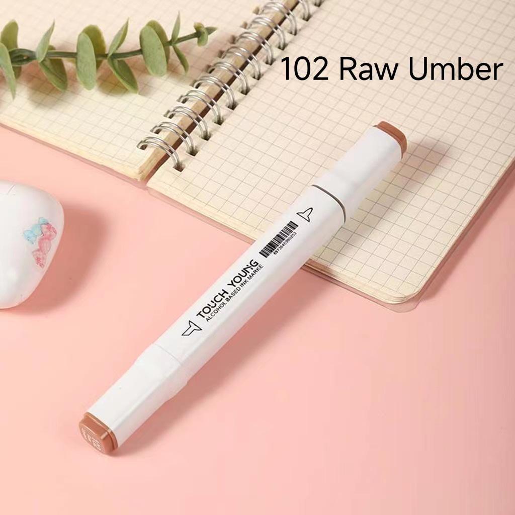 6th Gen Double Tip White Square Barrel Oil-Based Marker for Drawing & Hand-Painting