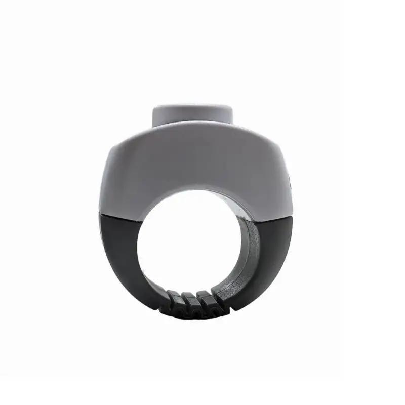 Mini Finger Ring Pet Clicker Training Obedience Rattle Trainer Clicker for Dog Cat Training Equipment Pet Supplies серый