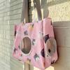 Pet Travel Bag Portable Cat Carrier Bag Oxford Waterproof Pet Outing Bag Large Capacity Breathable Dog Handbag Daily Walking