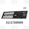 51117200699 51117200700 51117231859 51117231860 Front Bumper Fog Light Cover Chrome Trim For BMW 5 Series F10 F11 F18 2010-2013
