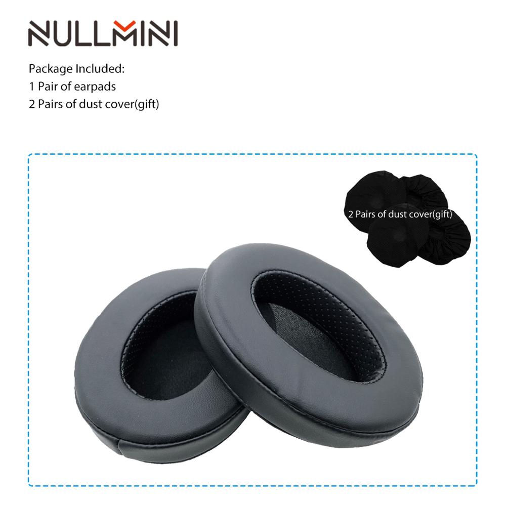NullMini Replacement Thicken Earpads Headband for ATH-M50x, ATH-M50xBT, ATH-M40x, ATH-M30x, ATH-M20x, ATH-M70x, ATH-MSR7 Headset