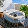 With Drain Valve Turtle Tank Large Space Ecological Fish Tank  for Turtles Snake Lizard