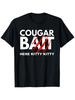 Cougar Bait Graphic  Design 100 Cotton Summer Oneck Short Sleeve Casual Printed Mens Tshirt