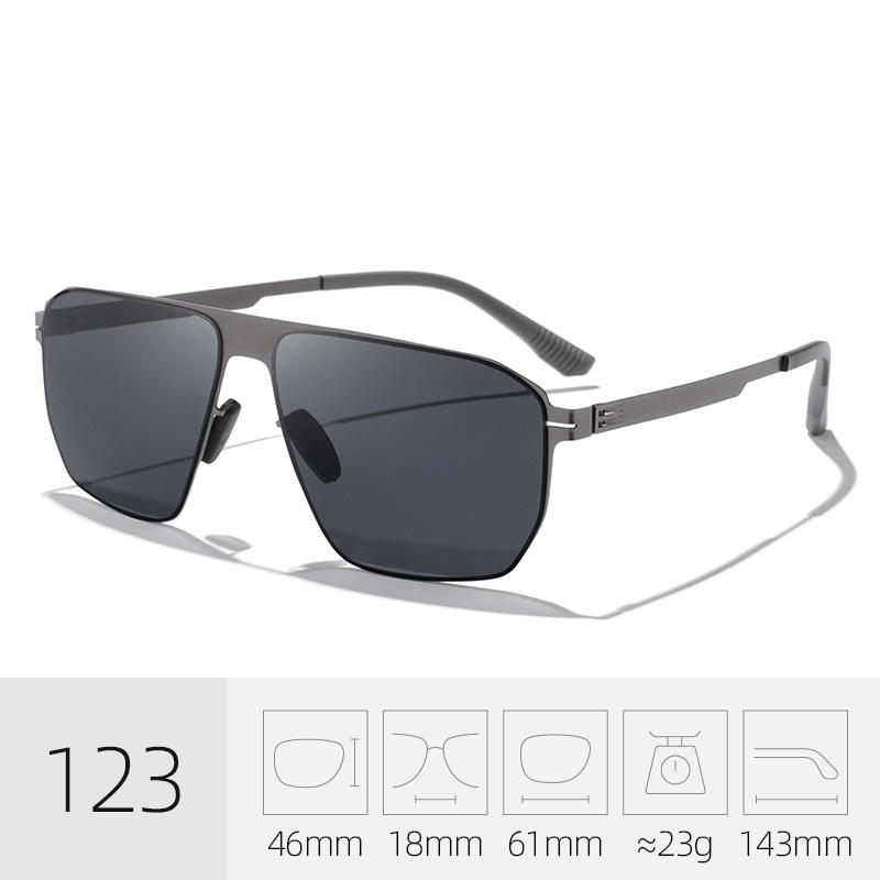 Men's Polarized Anti-UV HD Sunglasses for Mountaineering, Driving, and Fishing.