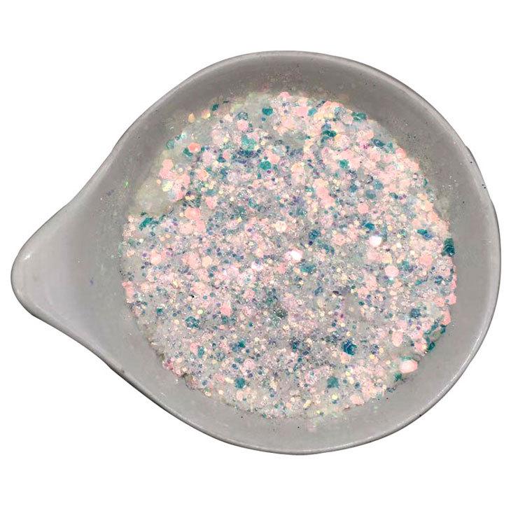 100ml Gold Glitter Nail Art Sequins Powder for Phone Case Decorations