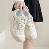 Spring New Breathable Little White Shoes Female Students Through the Net Versatile Leisure Sports Board Shoes