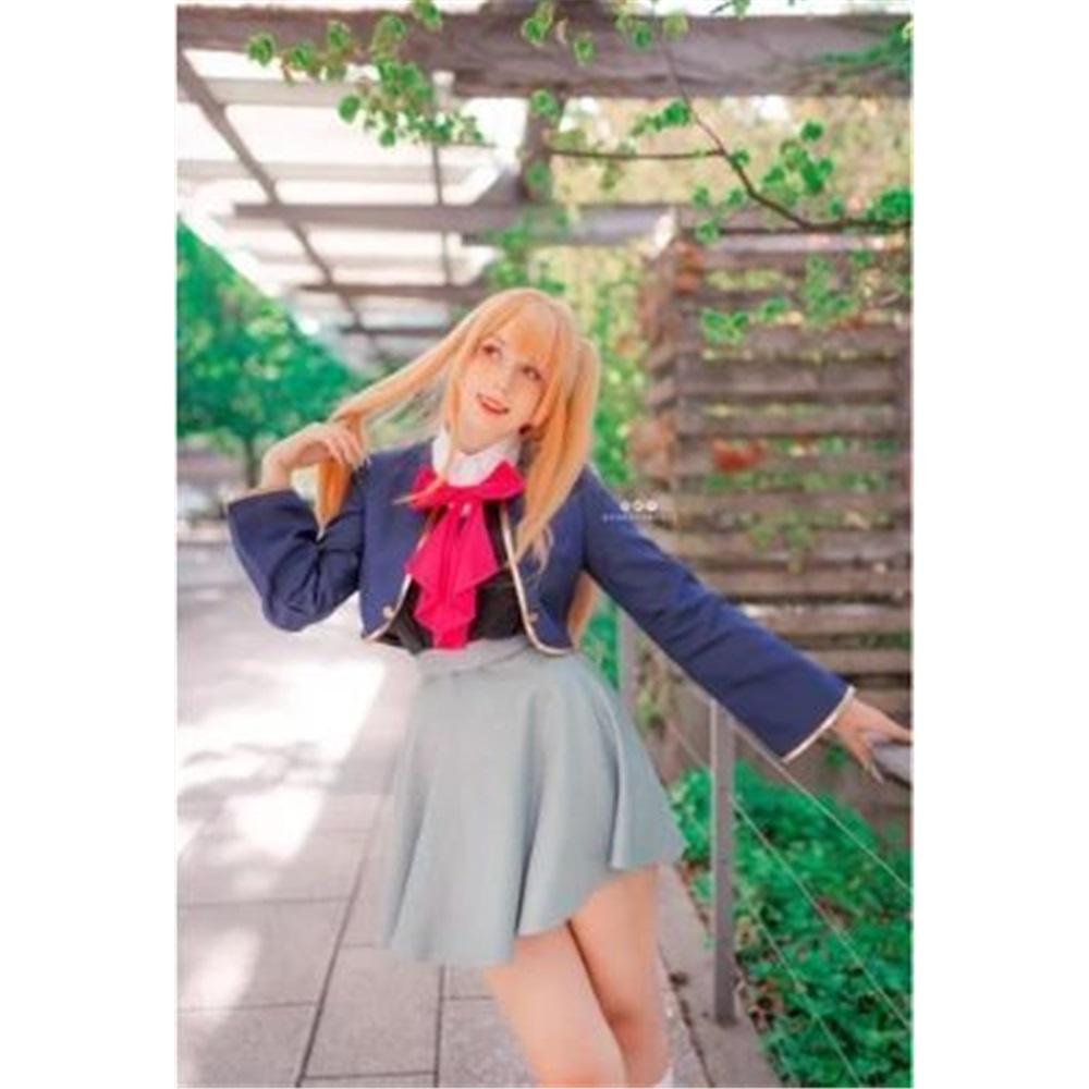 Anime Oshi No Ko Ruby Hoshino Kana Arima Cosplay Costume Blue School Uniform Event Carnival Suit Full Set Ruby Cosplay