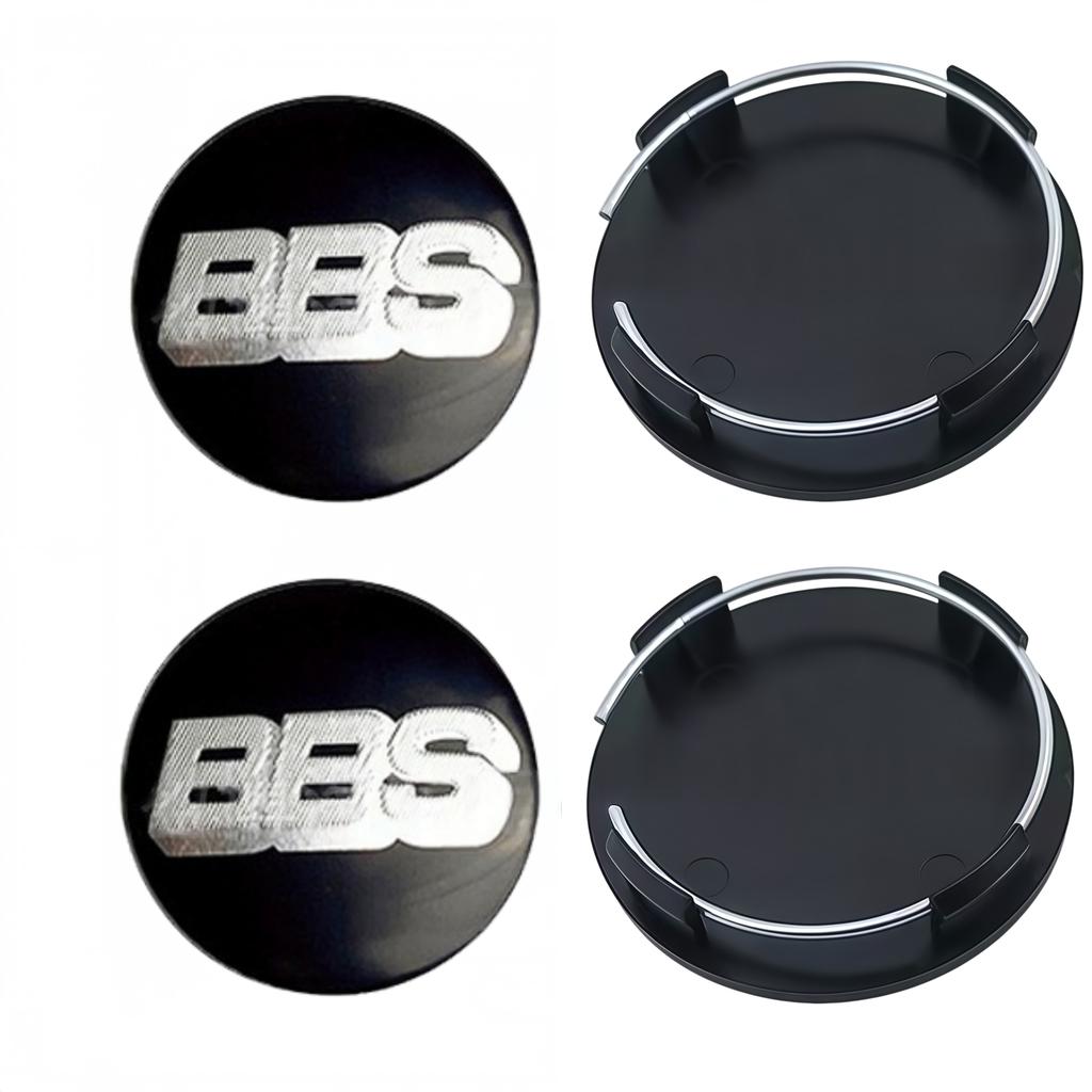 4 Pezzi 65mm Emblema Logo BBS Distintivo Tappi Centrali Ruota Auto Copriruota Cerchioni Coprimozzo Auto
