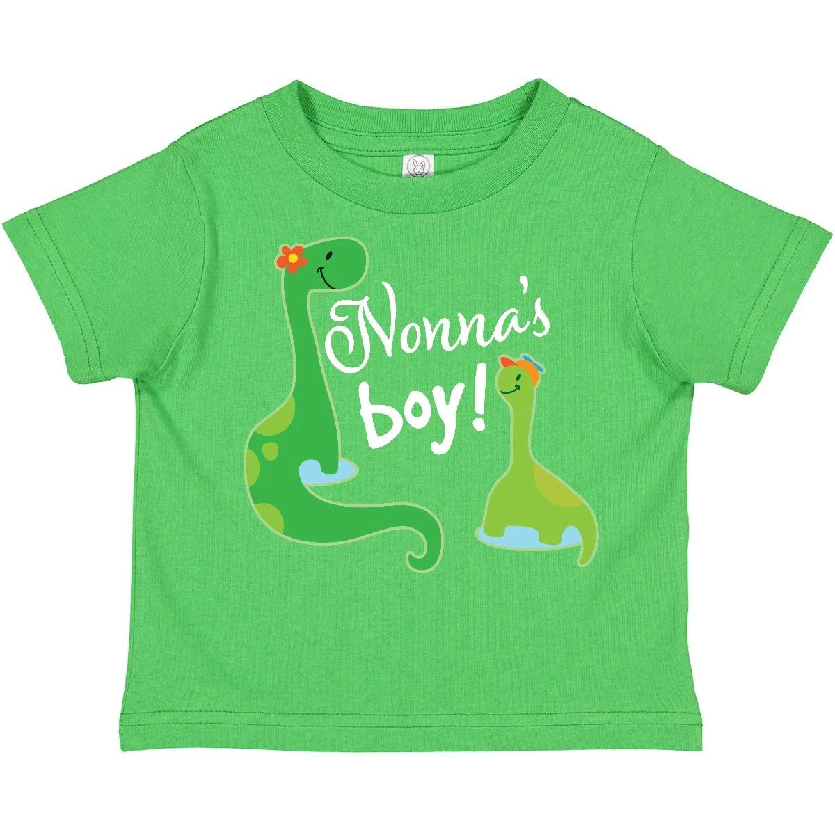 Inktastic Nonnas Boy Grandson Dinosaur Toddler T-Shirt Nonna Gift Dino Grandkids 140