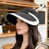 Color Blocking Sunscreen Sun Hat Nylon Empty Top Hat Breathable Sunshade Hat  Outdoor