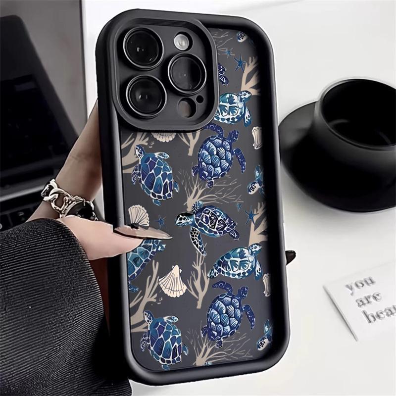 Fashion Turtle Colorful Painting Phone Case For Xiaomi Mi 15 14T 14 13 13T 12 12T 11 Lite 5G Poco M6 X3 X5 X6 F5 F6 X7 Pro Cover