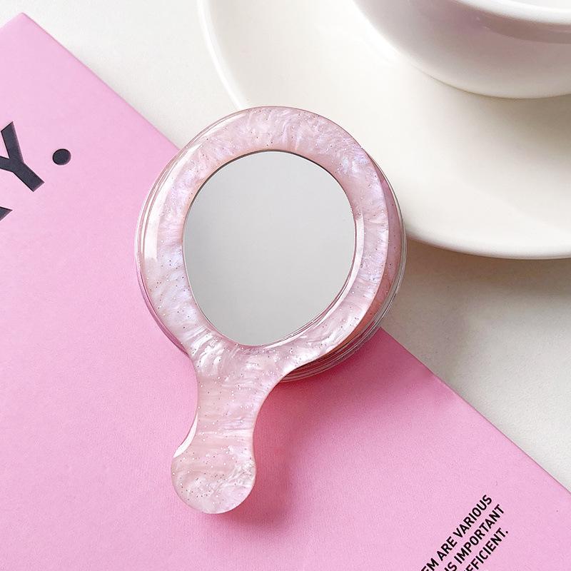 Compact Magnetic Phone Holder with Telescopic Airbag & Makeup Mirror