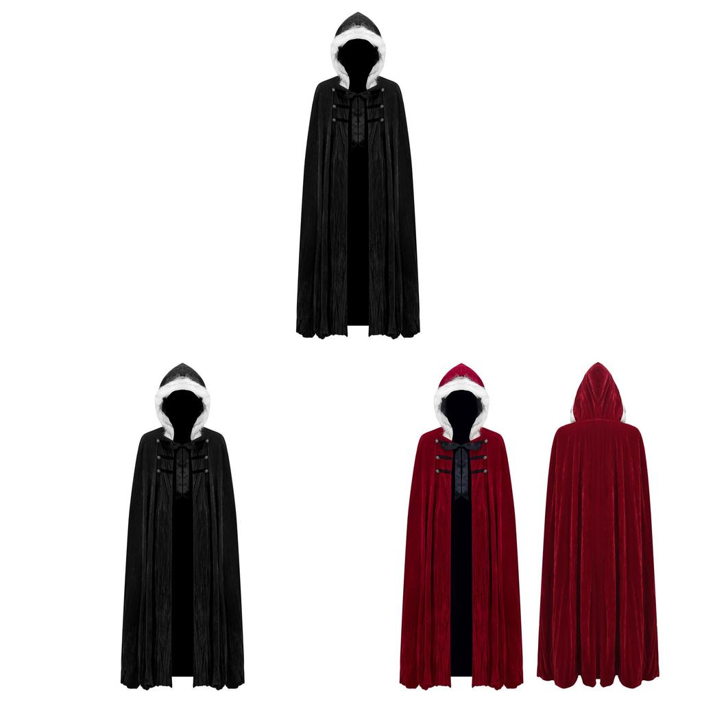 Fantasy Gothic Cloak For Cosplay And Themed Halloween Costumes