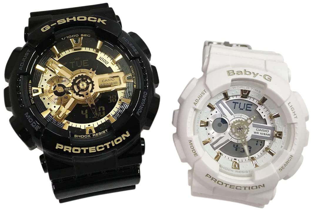 

CASIO G-SHOCK & BABY-G Pair Watch Black x Gold GA-110GB-1AJF BA-110GA-7A1JF