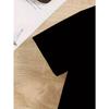 European Size Boys Round-neck Short-sleeved T-shirt with Dog Wearing Sunglasses Pattern Print