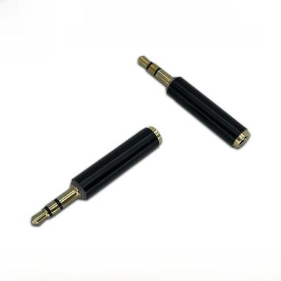 3.5mm Audio Adapter: 4-Section Female To 3-Section Male for Computers, Phones, Mic Conversion, Collar Clip, Live Broadcast