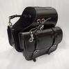 Premium Leather Western black Trail Horse Saddle Black Bag for Horse Trail Riding Saddle Bag.