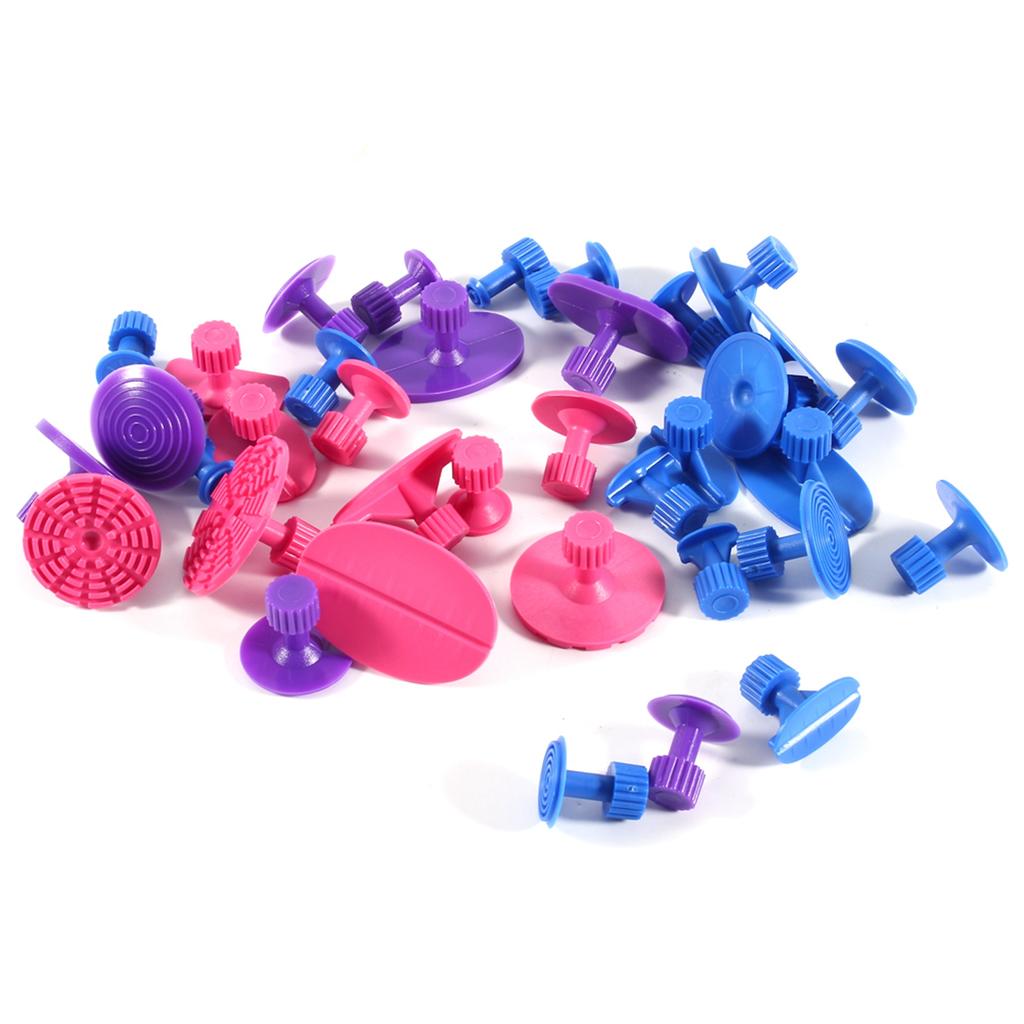 36PCS Auto Car Body Paintless Dent Repair Tools Glue Puller Tabs Removal Kits
